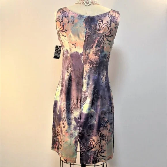 STUNNING SILK SHEATH DRESS - Picture 4 of 4